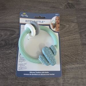 Itzy Ritzy Baby Silicone Teether With Rattle NEW